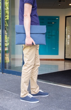 Logo trade promotional giveaway photo of: Magnetic closing 15.6" Laptop sleeve PVC free